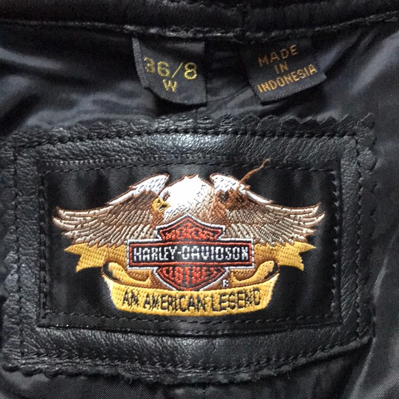 HARLEY  LEATHER JEANS๐๐๐ - Picture 2 of 8